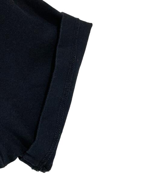 PRADA SPORTS（プラダスポーツ）PRADA SPORTS (プラダスポーツ) ナイロン切替 ラバーロゴ クルーネック半袖Tシャツ ブラック サイズ:SIZE Lの古着・服飾アイテム
