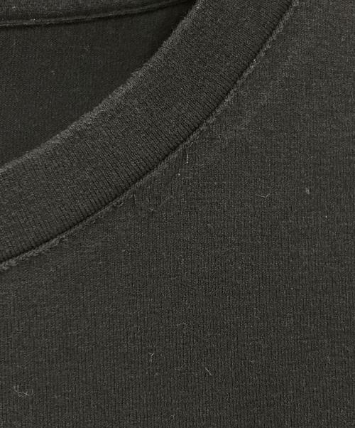 PRADA SPORTS（プラダスポーツ）PRADA SPORTS (プラダスポーツ) ナイロン切替 ラバーロゴ クルーネック半袖Tシャツ ブラック サイズ:SIZE Lの古着・服飾アイテム