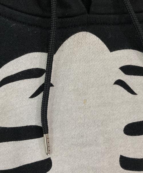 VANSON（バンソン）VANSON (バンソン) スカルボーンパーカー ブラック サイズ:Lの古着・服飾アイテム