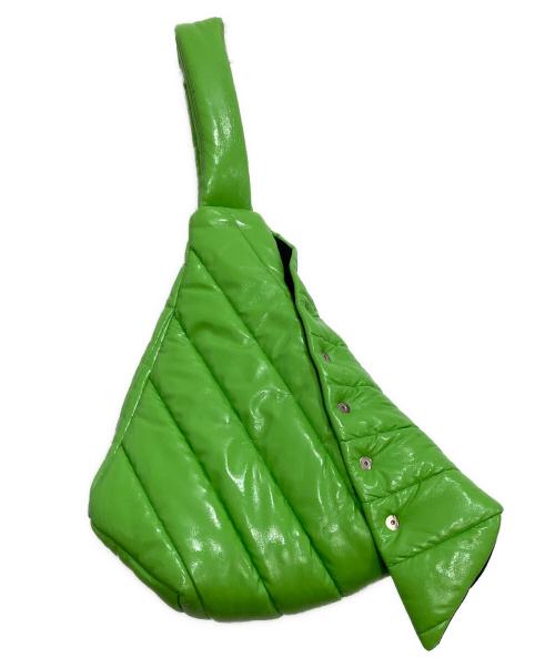 Omar Afridi（オマールアフリディ）Omar Afridi (オマールアフリディ) Distorted Hand Bag グリーンの古着・服飾アイテム