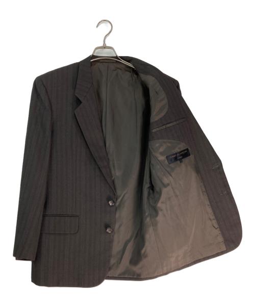 COMME des GARCONS HOMME（コムデギャルソン オム）COMME des GARCONS HOMME (コムデギャルソン オム) ストライプセットアップスーツ ブラウン サイズ:Sの古着・服飾アイテム