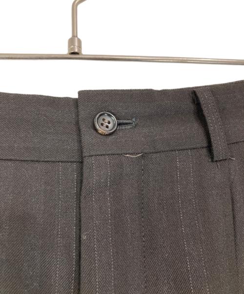 COMME des GARCONS HOMME（コムデギャルソン オム）COMME des GARCONS HOMME (コムデギャルソン オム) ストライプセットアップスーツ ブラウン サイズ:Sの古着・服飾アイテム