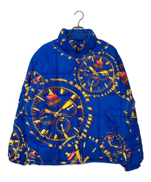 SUPREME（シュプリーム）Supreme (シュプリーム) ウォッチリバーシブルパフジャケット ブルー サイズ:Lの古着・服飾アイテム