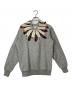 KAPITAL（キャピタル）の古着「フェザープリントパーカー」｜グレー