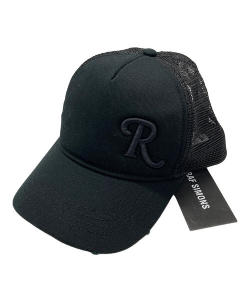 RAF SIMONS（ラフシモンズ）RAF SIMONS (ラフシモンズ) R Logo Mesh Cap ブラック サイズ:1の古着・服飾アイテム