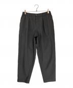 MARNIマルニ）の古着「ウールトロピカルシャーリング1Pテーパードパンツ」｜グレー