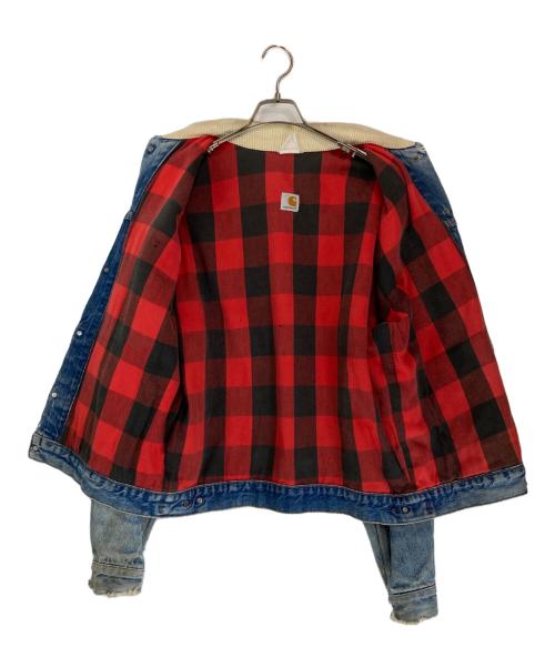 CarHartt（カーハート）CarHartt (カーハート) ヴィンテージ裏ネルデニムジャケット インディゴ サイズ:46Tの古着・服飾アイテム