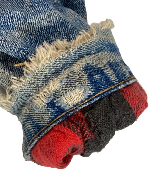 CarHartt（カーハート）CarHartt (カーハート) ヴィンテージ裏ネルデニムジャケット インディゴ サイズ:46Tの古着・服飾アイテム