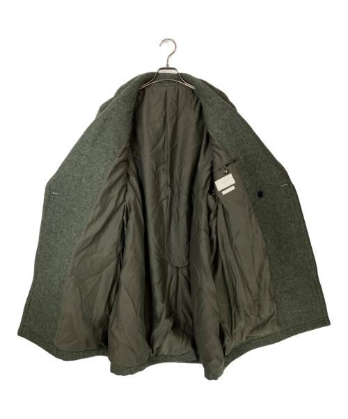 YOKE（ヨーク）YOKE (ヨーク) OVERSIZED DOUBLE BREASTE HALF COAT グリーン サイズ:3の古着・服飾アイテム