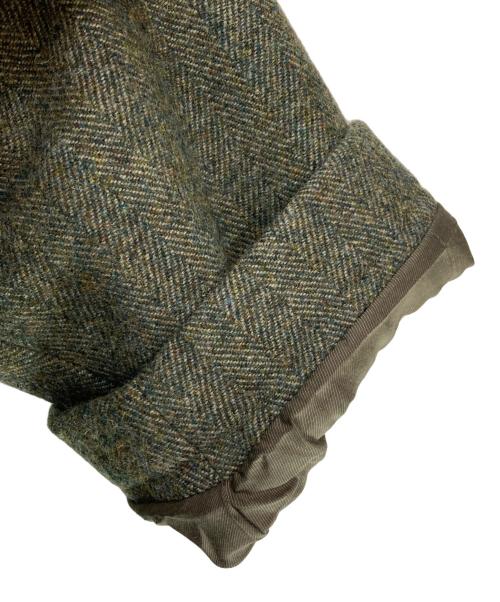 YOKE（ヨーク）YOKE (ヨーク) OVERSIZED DOUBLE BREASTE HALF COAT グリーン サイズ:3の古着・服飾アイテム