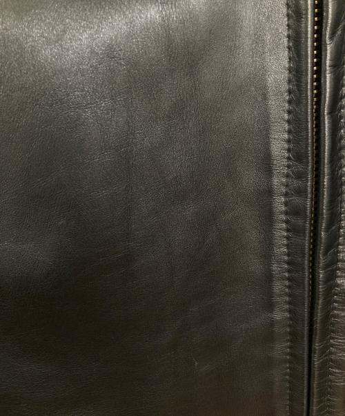 Schott（ショット）Schott (ショット) レザートラッカージャケット ブラック サイズ:40の古着・服飾アイテム