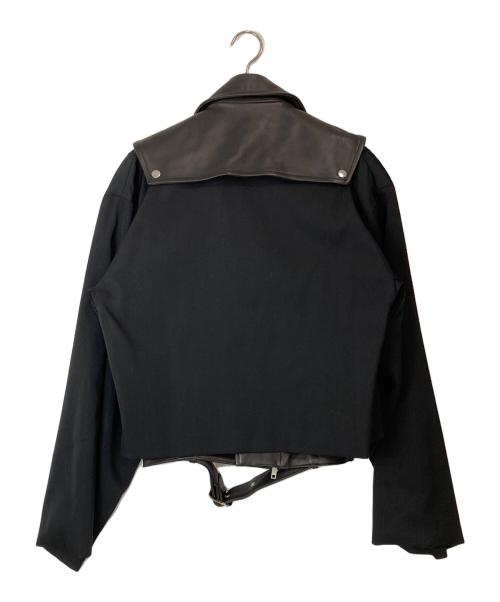 HARE（ハレ）HARE (ハレ) 2WAYダブルライダースジャケット ブラック サイズ:FREEの古着・服飾アイテム