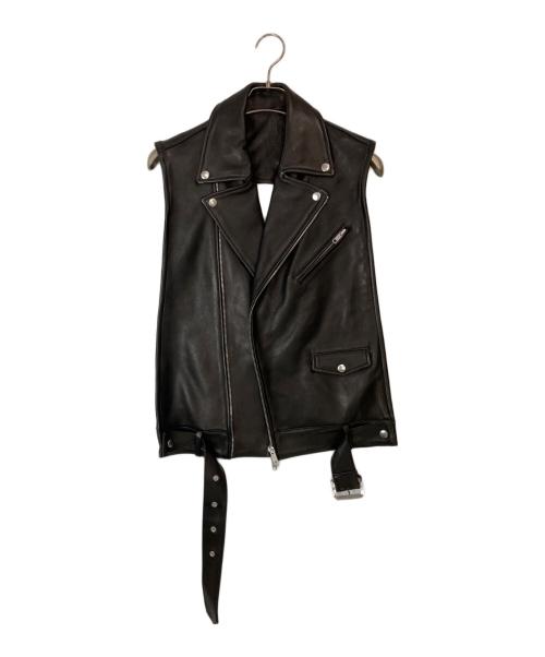 HARE（ハレ）HARE (ハレ) 2WAYダブルライダースジャケット ブラック サイズ:FREEの古着・服飾アイテム