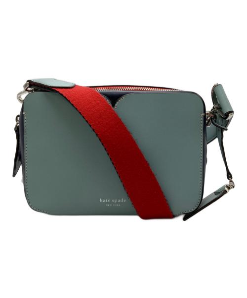 Kate Spade（ケイトスペード）Kate Spade (ケイトスペード) キャンディッドミディアムカメラバッグ ブルーの古着・服飾アイテム