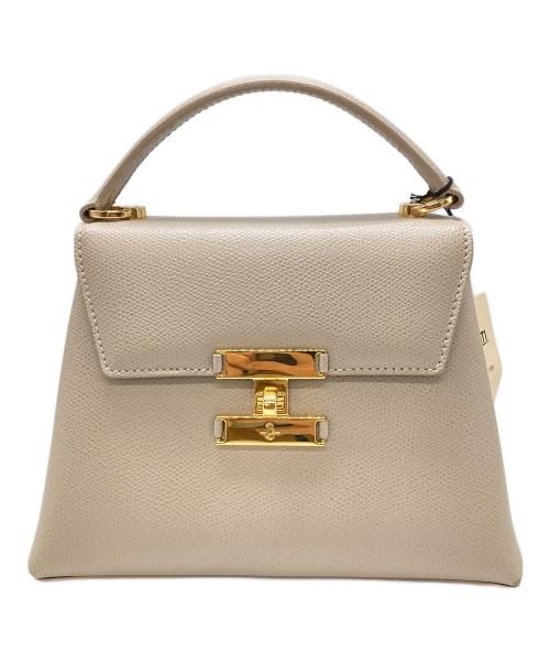 CARBOTTI（カルボッティ）CARBOTTI (カルボッティ) diana 321 ハンドバッグ ベージュの古着・服飾アイテム