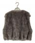 BALLSEY (ボールジィ) ランダムファー ショートベスト グレー サイズ:36：15000円