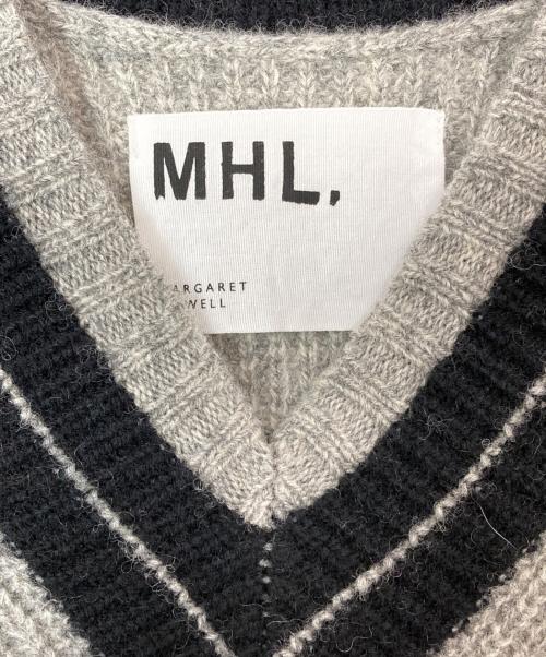 MHL（エムエイチエル）MHL (エムエイチエル) TOUGH WOOL RIB VEST WOMENS グレー サイズ:2の古着・服飾アイテム