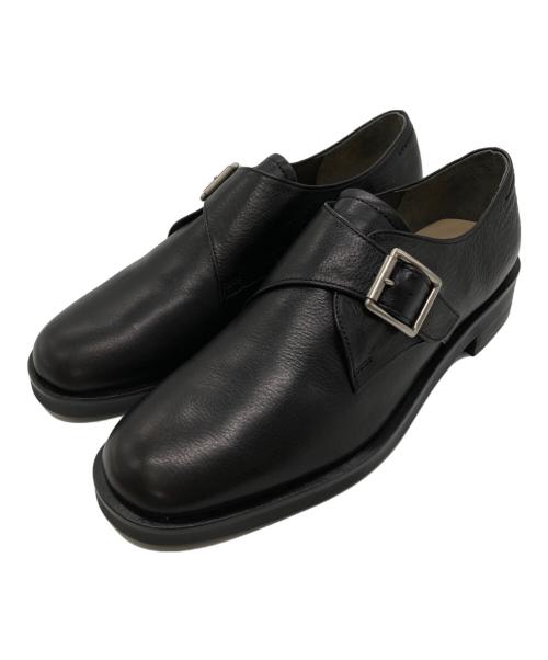 MARGARET HOWELL idea（マーガレット ハウエル アイディア）MARGARET HOWELL idea (マーガレット ハウエル アイディア) モンクストラップローファー ブラック サイズ:22.5cmの古着・服飾アイテム