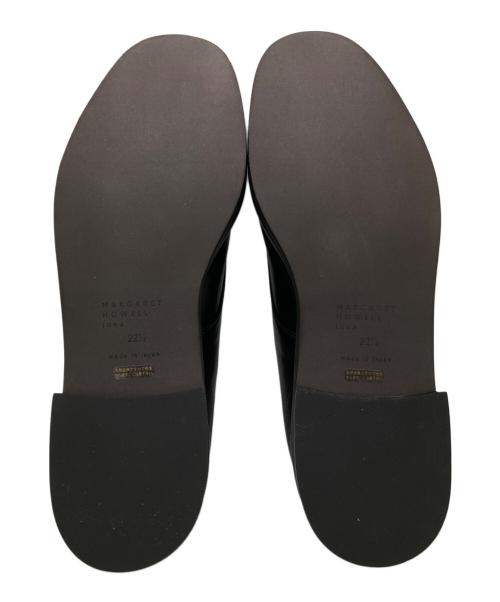 MARGARET HOWELL idea（マーガレット ハウエル アイディア）MARGARET HOWELL idea (マーガレット ハウエル アイディア) モンクストラップローファー ブラック サイズ:22.5cmの古着・服飾アイテム