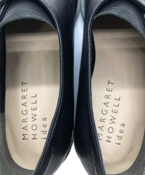 MARGARET HOWELL idea（マーガレット ハウエル アイディア）MARGARET HOWELL idea (マーガレット ハウエル アイディア) モンクストラップローファー ブラック サイズ:22.5cmの古着・服飾アイテム