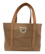 FEILERフェイラー）の古着「オールドテディ ワッペントートバッグL」｜ブラウン