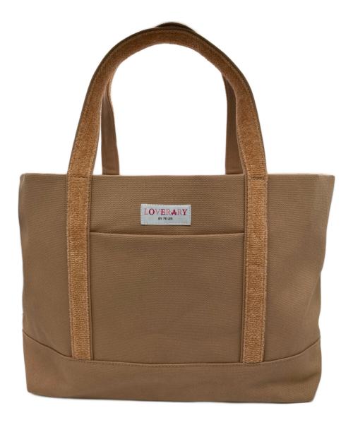 FEILER（フェイラー）FEILER (フェイラー) オールドテディ ワッペントートバッグL ブラウンの古着・服飾アイテム