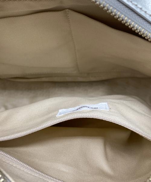 les basiques（レバシック）les basiques (レバシック) 2WAY メタリックショルダーバッグ シルバーの古着・服飾アイテム