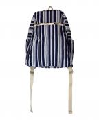 LeSportsacレスポートサック）の古着「DAILY BAGPACKブリーズストライプ」｜ブルー