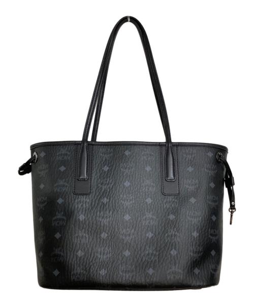 MCM（エムシーエム）MCM (エムシーエム) Reversible Liz Shopper in Visetos ブラックの古着・服飾アイテム
