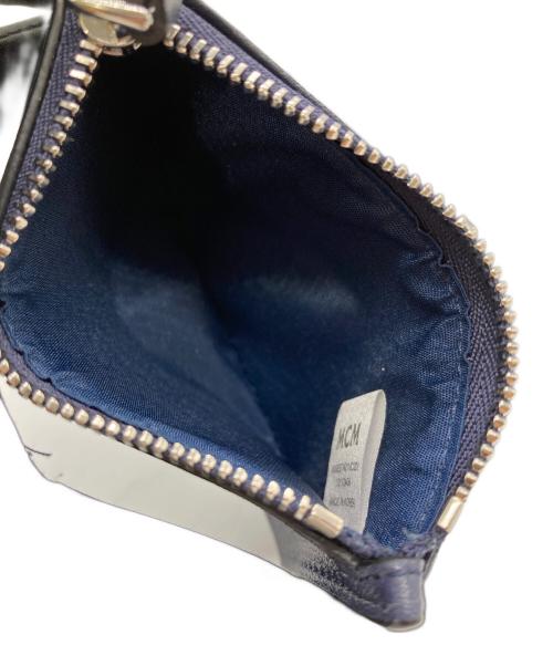 MCM（エムシーエム）MCM (エムシーエム) Aren スナップウォレット ネイビーの古着・服飾アイテム