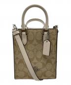 COACHコーチ）の古着「ミニショルダーバッグ」｜ベージュ