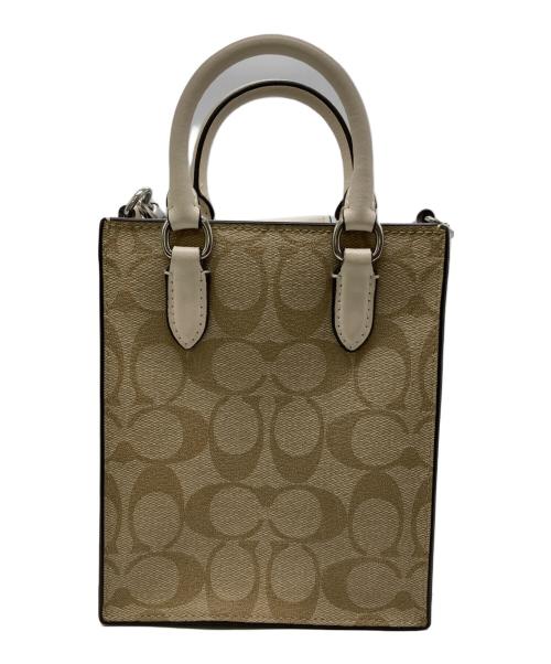 COACH（コーチ）COACH (コーチ) ミニショルダーバッグ ベージュの古着・服飾アイテム