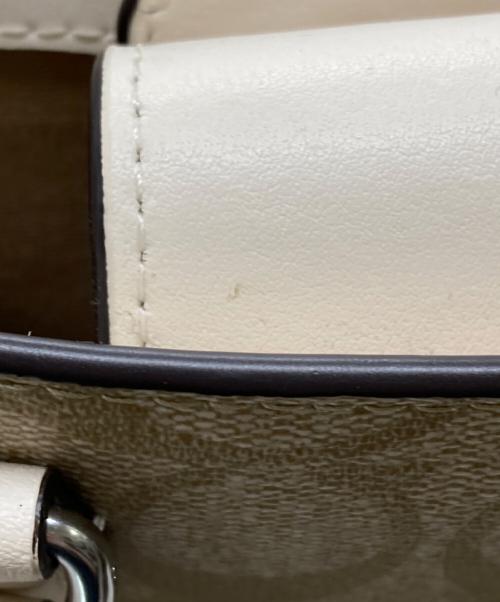 COACH（コーチ）COACH (コーチ) ミニショルダーバッグ ベージュの古着・服飾アイテム