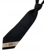 GUCCIグッチ）の古着「ビーデザインネクタイ」｜ブラック