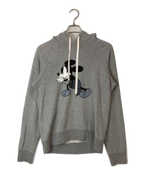 NUMBER (N)INE（ナンバーナイン）NUMBER (N)INE (ナンバーナイン) Disney (ディズニー) コラボプルオーバーパーカー グレー サイズ:4の古着・服飾アイテム