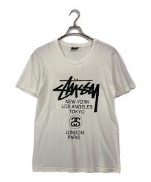 stussy（ステューシー）の古着「ワールドツアーTシャツ」｜ホワイト