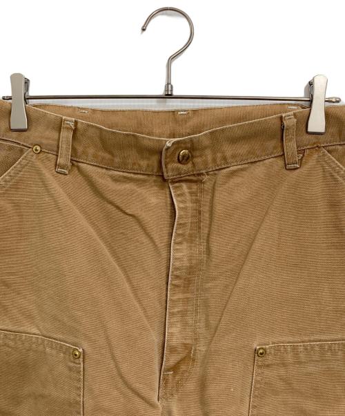 CarHartt（カーハート）CarHartt (カーハート) ダブルニーペインターパンツ ベージュ サイズ:40×32の古着・服飾アイテム