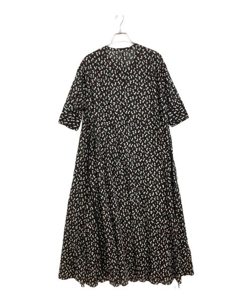 house of lotus（ハウスオブロータス）house of lotus (ハウスオブロータス) スモールフラワープリントクルーワンピース ブラック サイズ:Ⅿの古着・服飾アイテム