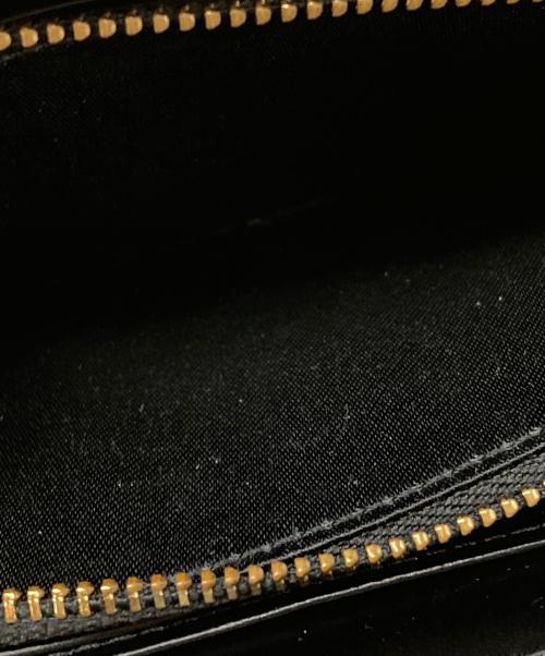 BLUE LABEL CRESTBRIDGE（ブルーレーベルクレストブリッジ）BLUE LABEL CRESTBRIDGE (ブルーレーベルクレストブリッジ) 長財布 ブラック×レッドの古着・服飾アイテム