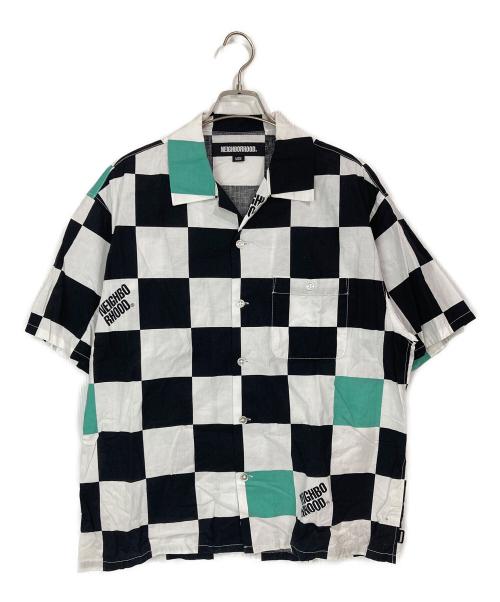 NEIGHBORHOOD（ネイバーフッド）NEIGHBORHOOD (ネイバーフッド) CHECKER SHIRT ホワイト サイズ:Lの古着・服飾アイテム