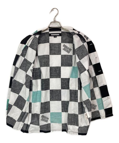 NEIGHBORHOOD（ネイバーフッド）NEIGHBORHOOD (ネイバーフッド) CHECKER SHIRT ホワイト サイズ:Lの古着・服飾アイテム