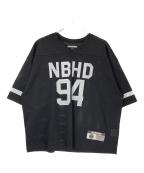 NEIGHBORHOODネイバーフッド）の古着「HOCKEY V-NECK SS」｜ブラック