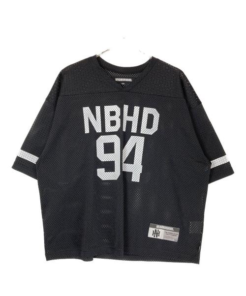NEIGHBORHOOD（ネイバーフッド）NEIGHBORHOOD (ネイバーフッド) HOCKEY V-NECK SS ブラック サイズ:Lの古着・服飾アイテム