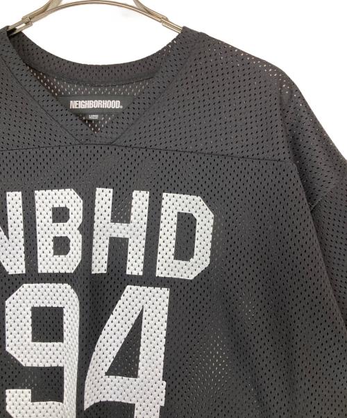 NEIGHBORHOOD（ネイバーフッド）NEIGHBORHOOD (ネイバーフッド) HOCKEY V-NECK SS ブラック サイズ:Lの古着・服飾アイテム