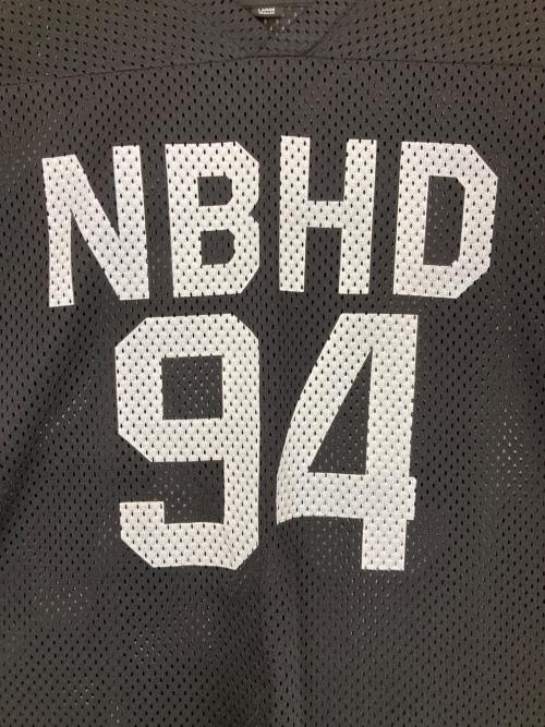 NEIGHBORHOOD（ネイバーフッド）NEIGHBORHOOD (ネイバーフッド) HOCKEY V-NECK SS ブラック サイズ:Lの古着・服飾アイテム