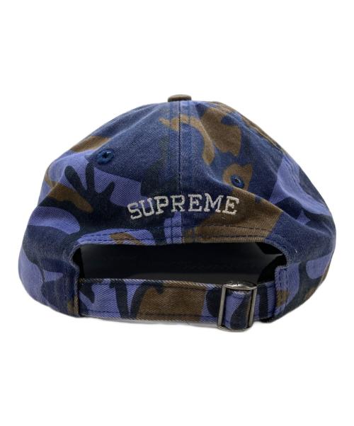 SUPREME（シュプリーム）Supreme (シュプリーム) S logo camo cap ブルーの古着・服飾アイテム