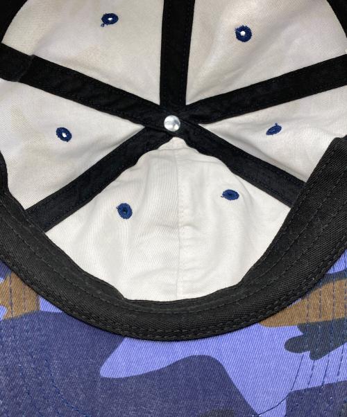 SUPREME（シュプリーム）Supreme (シュプリーム) S logo camo cap ブルーの古着・服飾アイテム