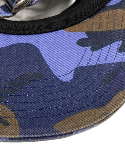 SUPREME（シュプリーム）Supreme (シュプリーム) S logo camo cap ブルーの古着・服飾アイテム