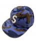 Supreme（シュプリーム）の古着「S logo camo cap」｜ブルー