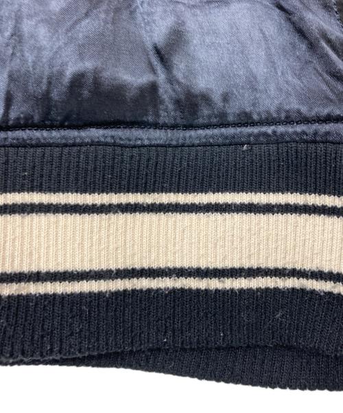 JUNK STAR（ジャンクスター）JUNK STAR (ジャンクスター) マリア&スカル刺繍リバーシブルスカジャン ブラック サイズ:Lの古着・服飾アイテム